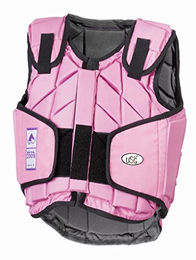USG Eco-Flexi Panel-Sicherheitsweste für Kinder in Rosa Größe M nach EN 13158-2018 – Bild 1 von 5
