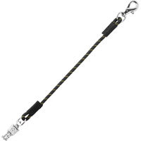 Produktbild von USG Elastische Pferdeleine mit Karabinerhaken Schwarz 75 cm