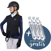 Produktbild von USG EQUIAIRBAG AIXPLORER Airbag Weste Schwarz Größe XS inklusive 3 Kartuschen