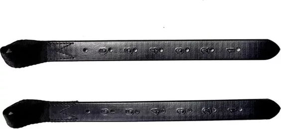 USG Ersatzgurtstrupfen aus Leder für Pferde Schwarz Größe S – Bild 1 von 2