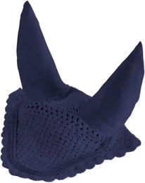 Produktbild von USG Fliegenhaube aus Baumwolle Blau mit Pony