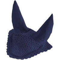 Produktbild von USG Fliegenhaube aus Baumwolle Blau mit Pony