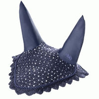 Produktbild von USG Fliegenhaube Glamorous für Warmblut in Weiß-Blau