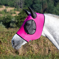Produktbild von USG Fliegenmaske mit Ohrenschutz für Ponys in Rosa