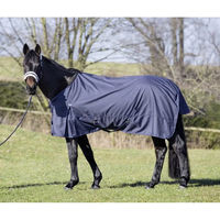 Produktbild von USG Führzügeldecke aus Fleece für Pferde Blau 135 cm