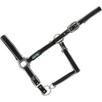 Produktbild von USG Halfter Classic für Ponys aus Nylon in Schwarz-Silber
