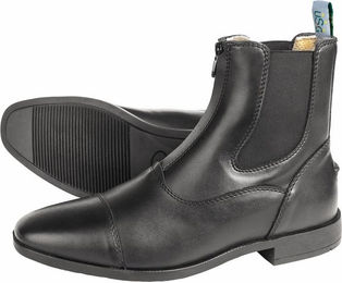 Produktbild von USG Happy Ride Paddock Stiefelette Reitstiefel aus Kunstleder Schwarz Größe 37