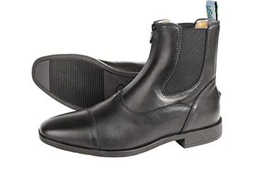 Produktbild von USG Happy Ride Paddock Stiefeletten aus Kunstleder in Schwarz Größe 45 EU