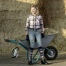 Produktbild von USG Jugend Jeans-Reit-Tights Fanny Blau Größe 176