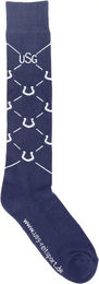 Produktbild von USG Lucky Reitsocken aus Baumwolle Blau Unisex Größe 42/46