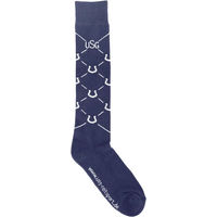 Produktbild von USG Lucky Reitsocken aus Baumwolle Blau Unisex Größe 42/46