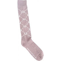 Produktbild von USG Lucky Reitsocken aus Baumwolle Unisex Braun oder Rosa Größe 29/35