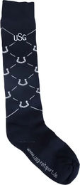 Produktbild von USG Lucky Reitsocken aus Baumwolle Unisex Schwarz Grösse 42/46