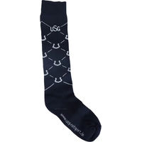 Produktbild von USG Lucky Reitsocken aus Baumwolle Unisex Schwarz Grösse 42/46