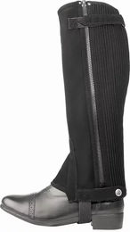 USG Minichaps Jodhpur Siena aus Kunstleder Schwarz XL Unisex – Bild 1 von 2