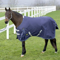 Produktbild von USG Paddock Transport und Regendecke für Pferde marine 155 cm mit Fleece gefüttert