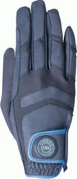 USG Palma Reithandschuhe aus Nylon in Marine/Hellblau Größe XXL – Bild 1 von 3