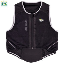 USG Precto Quick Fit Sicherheitsweste Rückenschutz für Kinder in Schwarz und Grau Größe XS – Bild 1 von 5
