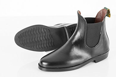 USG Pro Ride Kinder Reitstiefel aus Kunstleder wasserdicht Schwarz Größe 33 – Bild 1 von 2