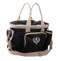 Produktbild von USG Putztasche für Sattelzubehör aus Polyester in Schwarz Größe L mit abnehmbarem Trageriemen