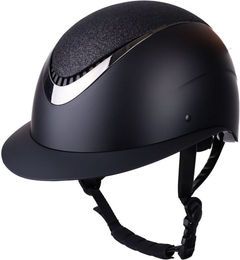 USG Reithelm Comfort Highlight für Damen in Schwarz 55-57cm – Bild 1 von 4
