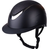 Produktbild von USG Reithelm Comfort Highlight für Damen in Schwarz 55-57cm