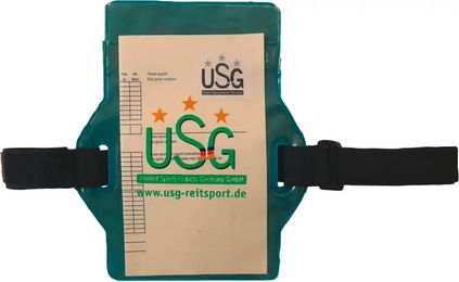Produktbild von USG Reitmedizin-Kartenetui aus Kunststoff in Blau Türkis