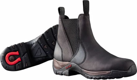 Produktbild von USG Reitstiefel für Kinder aus Leder wasserabweisend in Schwarz oder Braun