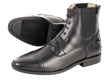 Produktbild von USG Reitstiefel Happy Ride Elegant Stiefeletten aus Kunstleder Schwarz Größe 38