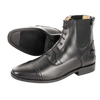 Produktbild von USG Reitstiefel Happy Ride Elegant Stiefeletten aus Kunstleder Schwarz Größe 38