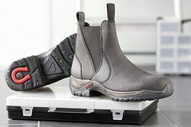 Produktbild von USG Reitstiefel Walk & Work aus Kunstleder in Braun oder Grau Größe 46