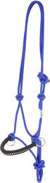 Produktbild von USG Shetty Halfter aus geknüpftem Seil mit Glitzersteinen in Blau