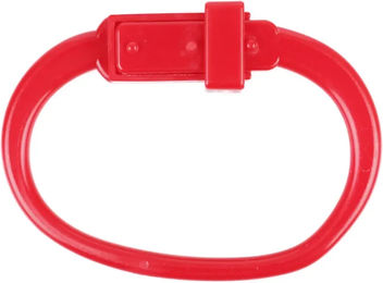 USG Sicherheits-Anbindering für Pferde aus Nylon in Rot 3er Pack – Bild 1 von 3