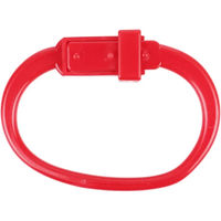 Produktbild von USG Sicherheits-Anbindering für Pferde aus Nylon in Rot 3er Pack