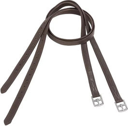 Produktbild von USG Soft Steigbügelriemen aus weichem Leder für Pferde Braun 160 cm 2er Pack