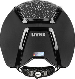 Uvex Exxeed Flash Reithelm aus Kunststoff in Blau/Schwarz Größe XS – Bild 1 von 5