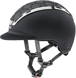 Uvex Exxeed Jewel Reithelm Silber Schwarz Grösse M/L – Bild 1 von 2