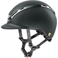 Produktbild von Uvex Exxeed Mips Reithelm Unisex Schwarz mit Kunstleder Grösse M