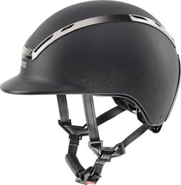 Uvex Exxeed Pro Reithelm Schwarz aus Kunstleder Unisex – Bild 1 von 3