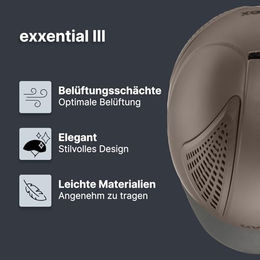 uvex Exxential III Reithelm Unisex Braun Größe S – Bild 1 von 10