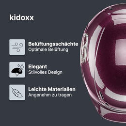 uvex Kidoxx Kinder Reithelm in Rot oder Lila Grösse XS – Bild 1 von 6
