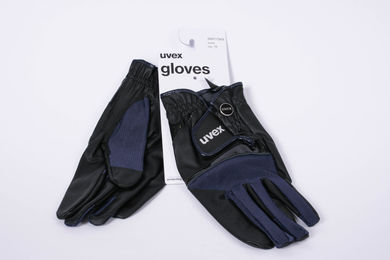 Uvex Reithandschuhe Sumair Unisex Schwarz-Blau Größe 11 – Bild 1 von 10