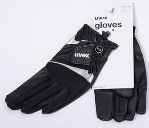 Uvex Reithandschuhe Sumair Unisex Schwarz-Silber Größe 11 – Bild 1 von 6