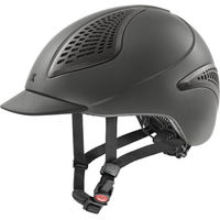 Produktbild von Uvex Reithelm Exxential III Unisex in Grau oder Schwarz Größe 57-59cm