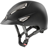 Produktbild von Uvex Reithelm Perfexxion III Chrome Black Matt Größe L-XL 59-61