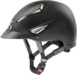Uvex Reithelm perfexxion III Chrome Silber Schwarz Unisex Größe 52-55cm – Bild 1 von 5