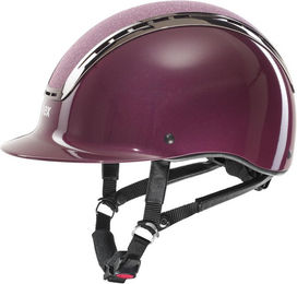 uvex Reithelm suxxeed blaze Unisex Schwarz Lila Kunstleder 57-59 cm – Bild 1 von 4