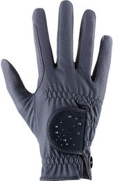 Uvex Sportstyle Diamond Reithandschuhe Unisex Blau mit Swarovski-Kristallen Größe 6 – Bild 1 von 4