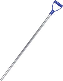 Produktbild von V-Plast Aluminiumgriff mit Gabelverlängerung in Blau und Silber