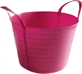 Produktbild von V-Plast Flexibler Stall-Eimer aus Kunststoff Rosa
